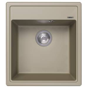 Мойка кухонная Abber Quarz AQ2901S песочный, 51x46