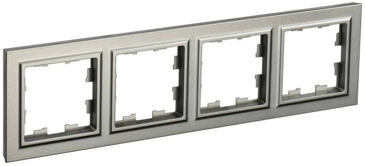 Рамка 4-постовая IEK Brite BR-M42-K37 шампань