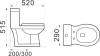 Унитаз-моноблок SantiLine SL-5015 детский фото 5