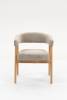Стул Stool Group Zubo DM4729-1 OTE-Q-120 FLAXEN бежевый, с деревянными ножками фото 3