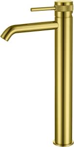 Смеситель для раковины Allen Brau Priority 3.0 5.31A02-GB высокий, золото браш