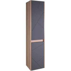 Шкаф-пенал ASB-Mebel Диана 35 серый глянец