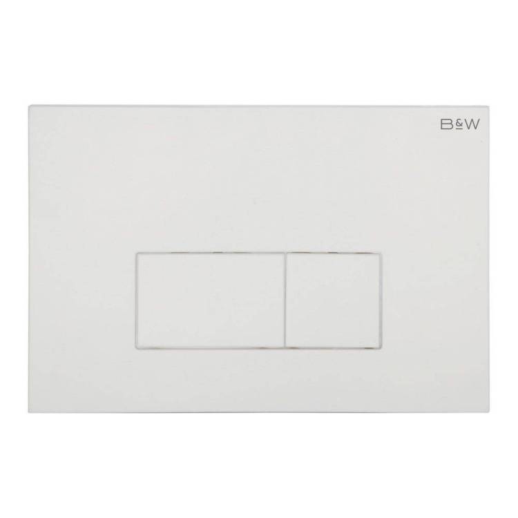 Кнопка смыва Black&White WPI-09541 24.4x16.2 Glossy Ivory