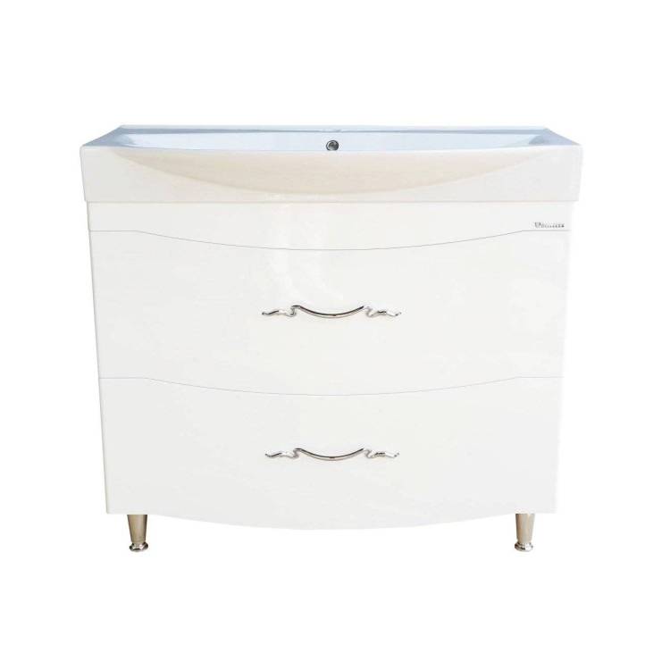 Тумба с раковиной Bellezza Сесилия 105 2 ящ. Белый