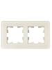 Рамка 2-постовая IEK Brite BR-M22-G-41-K98 песчаный фото 3
