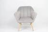 Кресло Stool Group Руди QH-2802K HLR-14 light grey серебристый фото 2