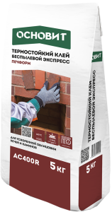 Клей Основит Печформ термостойкий беспылевой экспресс AC400 R 5 кг