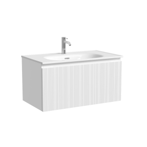 Тумба под раковину Sancos Code CD80W подвесная, 78.5x45.3x40, Белая