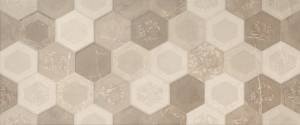 Декор Porcelanite Dos 8215 Crema Relieve Rodas 33.3x80