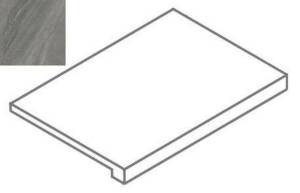 Ступень Italon Метрополис 620070002198 Графит Дарк Фронтальная 33x160