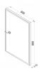 Зеркало Sintesi Kanto black 60 SIN-SPEC-KANTO-black-60 с LED-подсветкой 600x800 фото 8