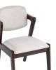 Стул Stool Group Viva MH32060 BZ-10 LIGHT GREY массив гевеи эспрессо, мягкое сидение, светло-серое фото 7