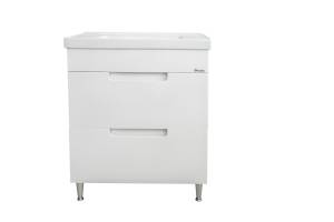 Тумба с раковиной Bellezza Грейс 70 2 ящ. Белый