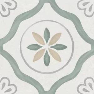 Керамогранит Harmony Sirocco Green Petals 9mm R10 22.3x22.3