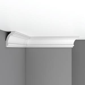 Плинтус потолочный гладкий DECOMASTER 96611 240x5.6x9