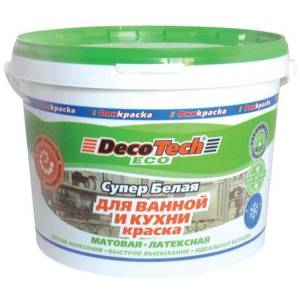 Краска DecoTech Eco Для ванной и кухни 13 кг