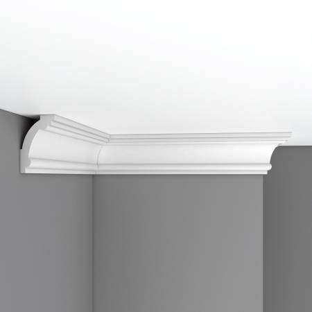 Плинтус потолочный гладкий DECOMASTER 96611 240x5.6x9