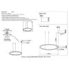 Люстра Crystal Lux Manzana Sp40W Led D1000 Black фото 3