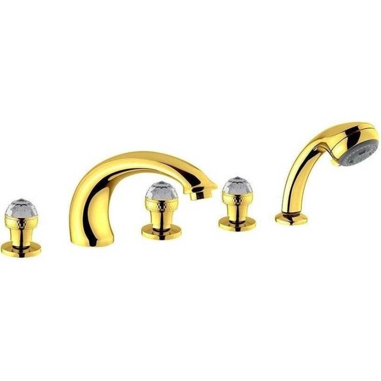 Смеситель Migliore Axo Swarovski 18506 золотой