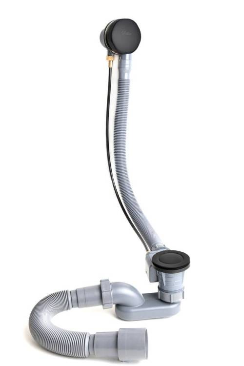 Слив-перелив Delice Elite DLR000008 черный матовый