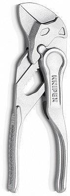 Переставные клещи KNIPEX XS гаечный ключ, 21 мм (3/4 ), L-100 мм, серые
