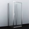 Душевой уголок Wasserkraft Salm 27I42 профиль хром, стекло прозрачное, 100x100x200