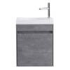 Тумба под раковину BelBagno PIETRA MINI-460-1A-SO-SCM-R Stucco Cemento, 45.4x53x25.7