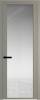Межкомнатная дверь Profil Doors 2 AGP цвет профиля Никель матовый, стекло безопасное 6 мм прозрачное 800x2000