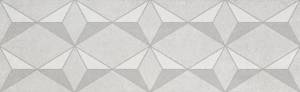 Бордюр Kerama Marazzi Корредо HGD/A584/6437 серый светлый матовый 25x7.7