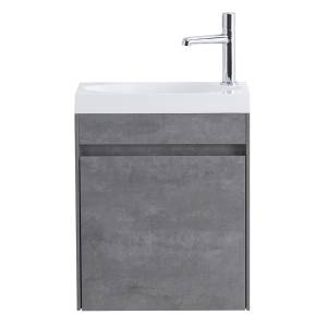 Тумба под раковину BelBagno PIETRA MINI-460-1A-SO-SCM-R Stucco Cemento, 45.4x53x25.7