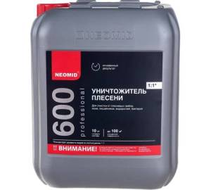 NEOMID 600 УНИЧТОЖИТЕЛЬ ПЛЕСЕНИ с минеральных поверхностей, концентрат 1:1 (5л)