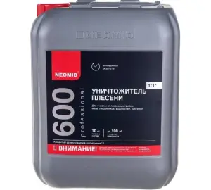 NEOMID 600 УНИЧТОЖИТЕЛЬ ПЛЕСЕНИ с минеральных поверхностей, концентрат 1:1 (5л)