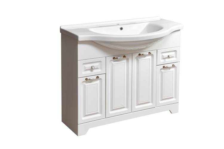 Тумба под раковину Stella Polar Кармела 100 SP-00000176 ольха белая