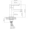 Смеситель для раковины BOOU B8274-1J латунь фото 2
