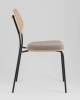 Стул Stool Group Casey B2171 K-6+M8506 D21 серо-коричневый с бежевой экокожей фото 4