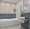 Керамическая плитка Azori Bricks Azul 31.5x63 фото 7