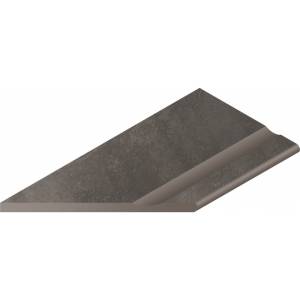 Бордюр Italon Миллениум X2 620090000754 Бортик Блэк С Выемкой Закругленный Левый 30x60