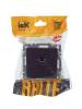 Розетка компьютерная RJ45 IEK Brite BR-K10-1-K02 черный фото 8