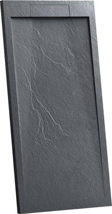 Поддон для душа Vincea VST-4SRL8012A 120x80 антрацит, с сифоном