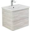 Тумба с раковиной Belbagno Albano-Cer ALBANO-CER-600-2C-SO-RVB 57x44x50 Rovere Vintage Bianco подвесная с двумя выкатными ящиками фото 2