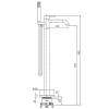 Смеситель для ванны Raiber Graceful RPB-010 черный фото 3
