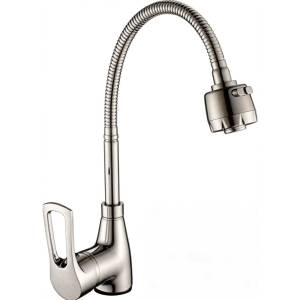 Смеситель для кухни Rossinka T T40-26 с гибким изливом