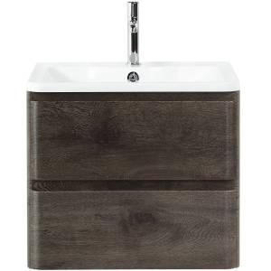 Тумба под раковину Belbagno Albano ALBANO-700-2C-SO-RNG 70x45x50 Rovere Nature Grigio подвесная с двумя выкатными ящиками