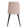 Стул Tetchair Asti 21840 молочный, черный, велюр фото 4