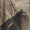 Шторка на ванну MaybahGlass MGV-659-4 69x140, поворотная, стекло графит 6 мм, профиль хром глянцевый фото 4
