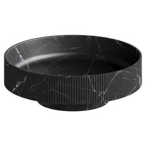 Раковина Armadi Art 801-R-NM Nero Marquina, d40 см