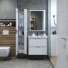 Тумба под раковину Briz Вена 239 03-18070-15 00 БЕЛ, белый глянцевый, 70x49 фото 3