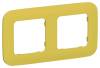 Рамка 2-постовая IEK Flite FI-M22-31-20-K44 желтый карри