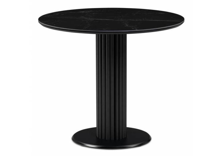 Стол Notta Кэмерон 612158 черный мрамор shakespeare black, черный 90x90x75