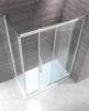 Душевой уголок Cezares LUX-SOFT-W-AH-1-140/90-C-Cr-IV профиль хром, стекло прозрачное, 140x90x200
